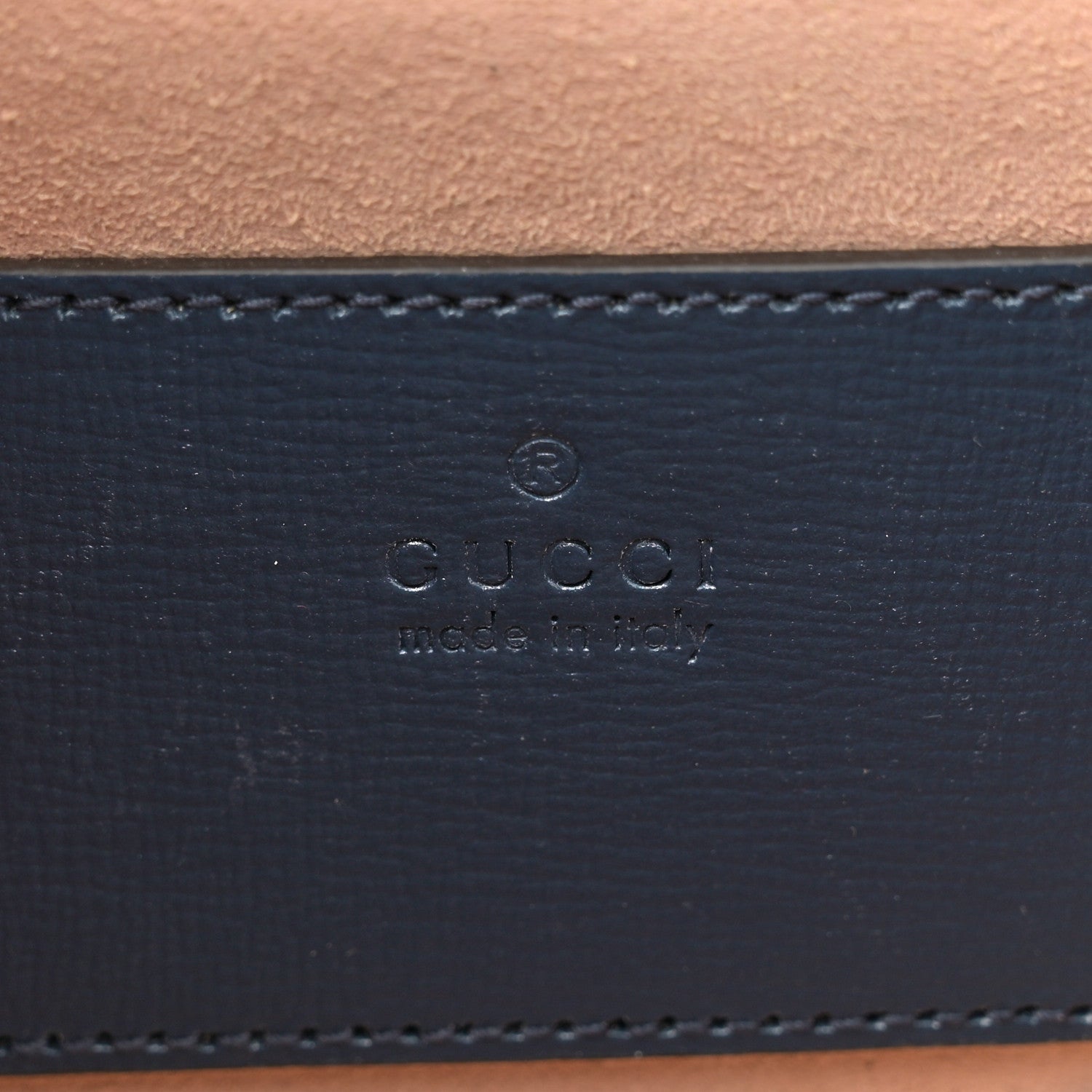Gucci Azalea Calfskin Web Monochrome Mini Horsebit 1955 Chain Shoulder Bag Blue 6 of 12