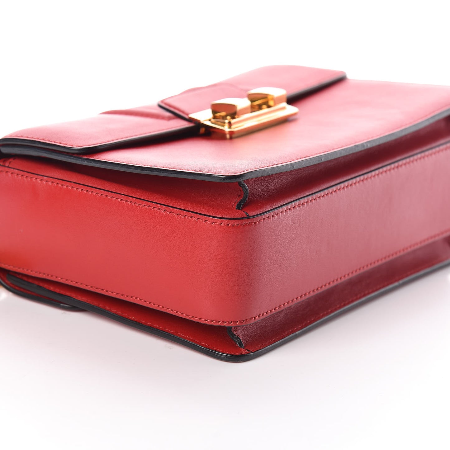 Smooth Calfskin Small Jiji Shoulder Bag Red