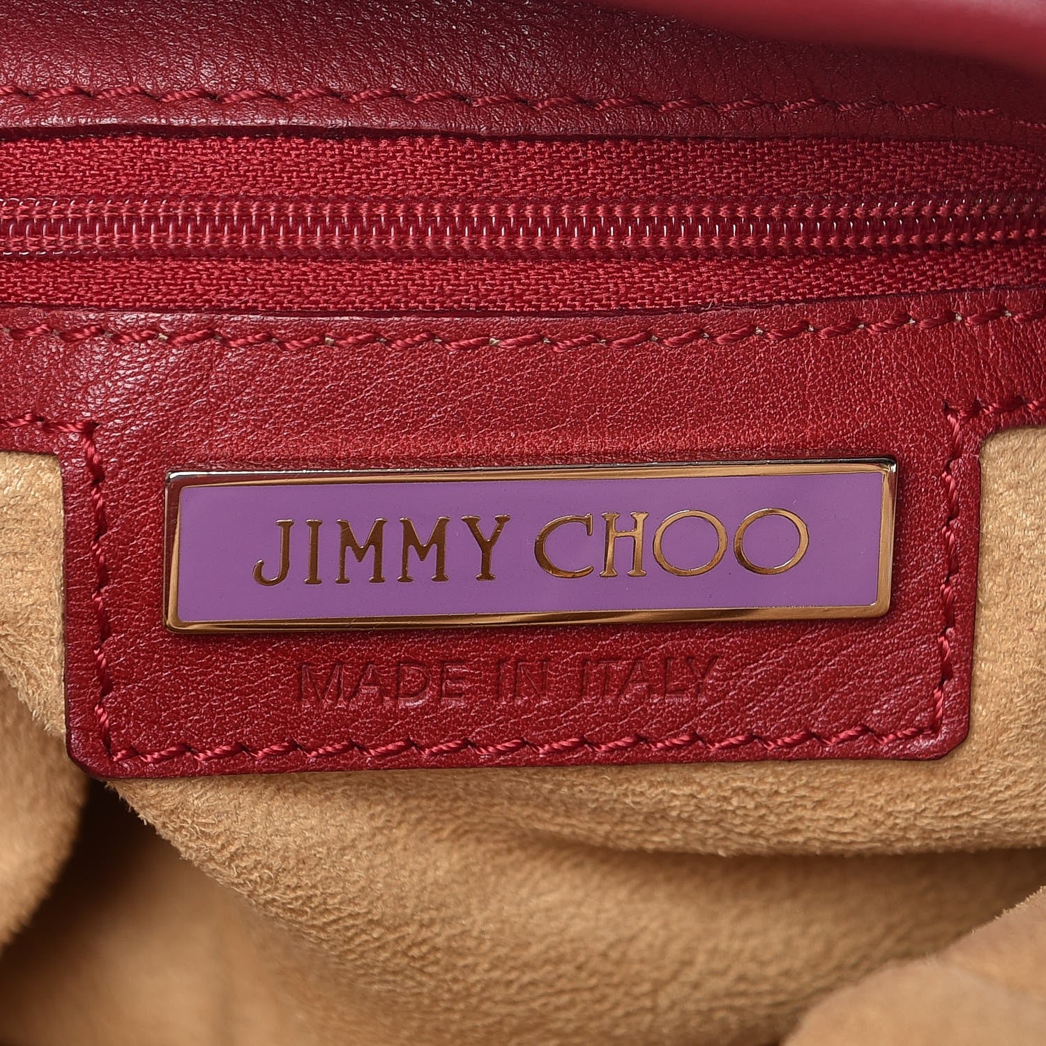 Jimmy Choo Calfskin Lola Tote Red 5 of 9