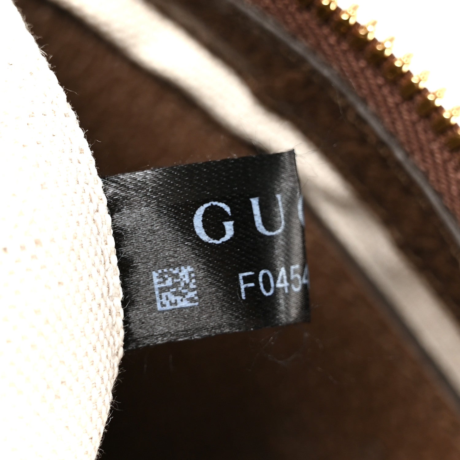 Gucci GG Supreme Monogram Textured Dollar Calfskin Web Small Ophidia GG Handbag Beige Ebony New Acero 8 of 11