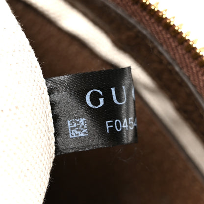 Gucci GG Supreme Monogram Textured Dollar Calfskin Web Small Ophidia GG Handbag Beige Ebony New Acero 8 of 11