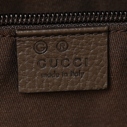 Gucci Monogram Dollar Calfskin Large Boston Duffle Bag Beige Ebony Testa di Moro Marrone Scuro 5 of 10