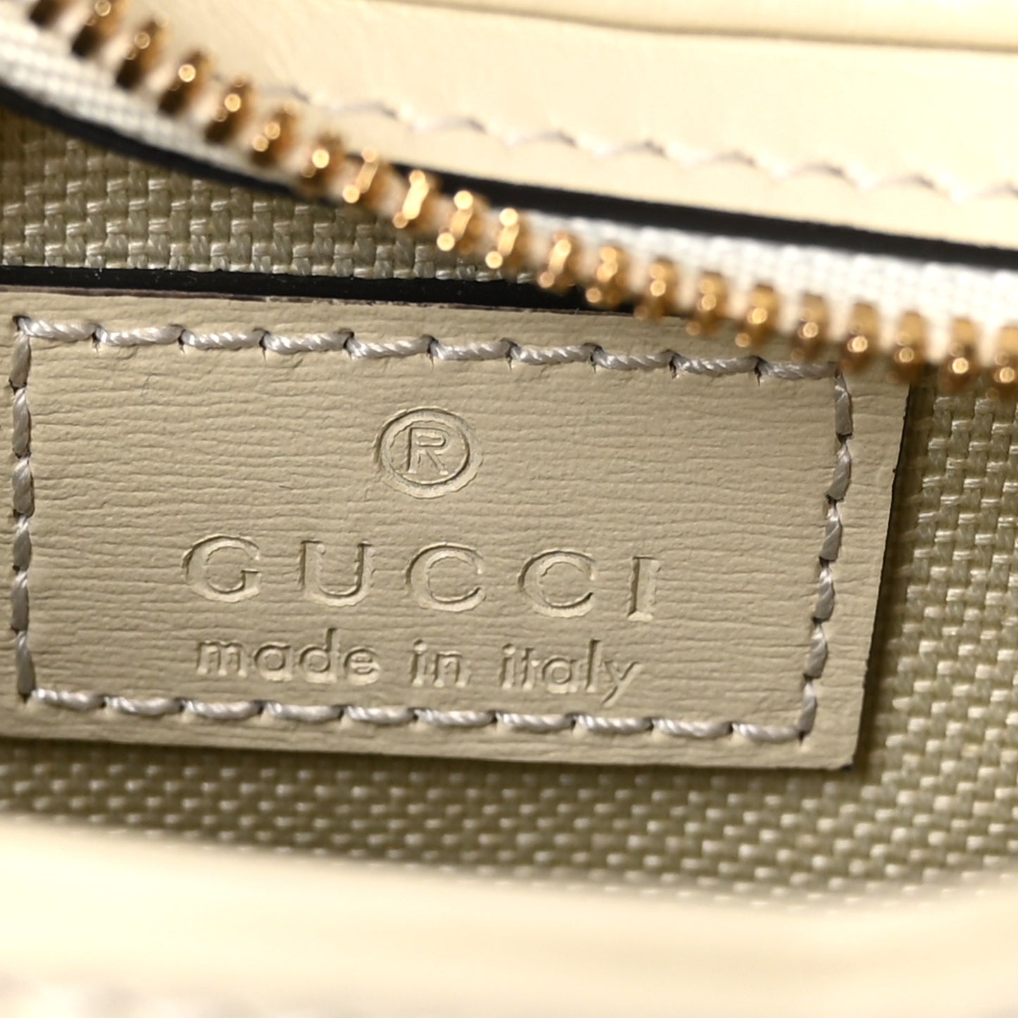 Calfskin Mini Moon Side Shoulder Bag Ivory