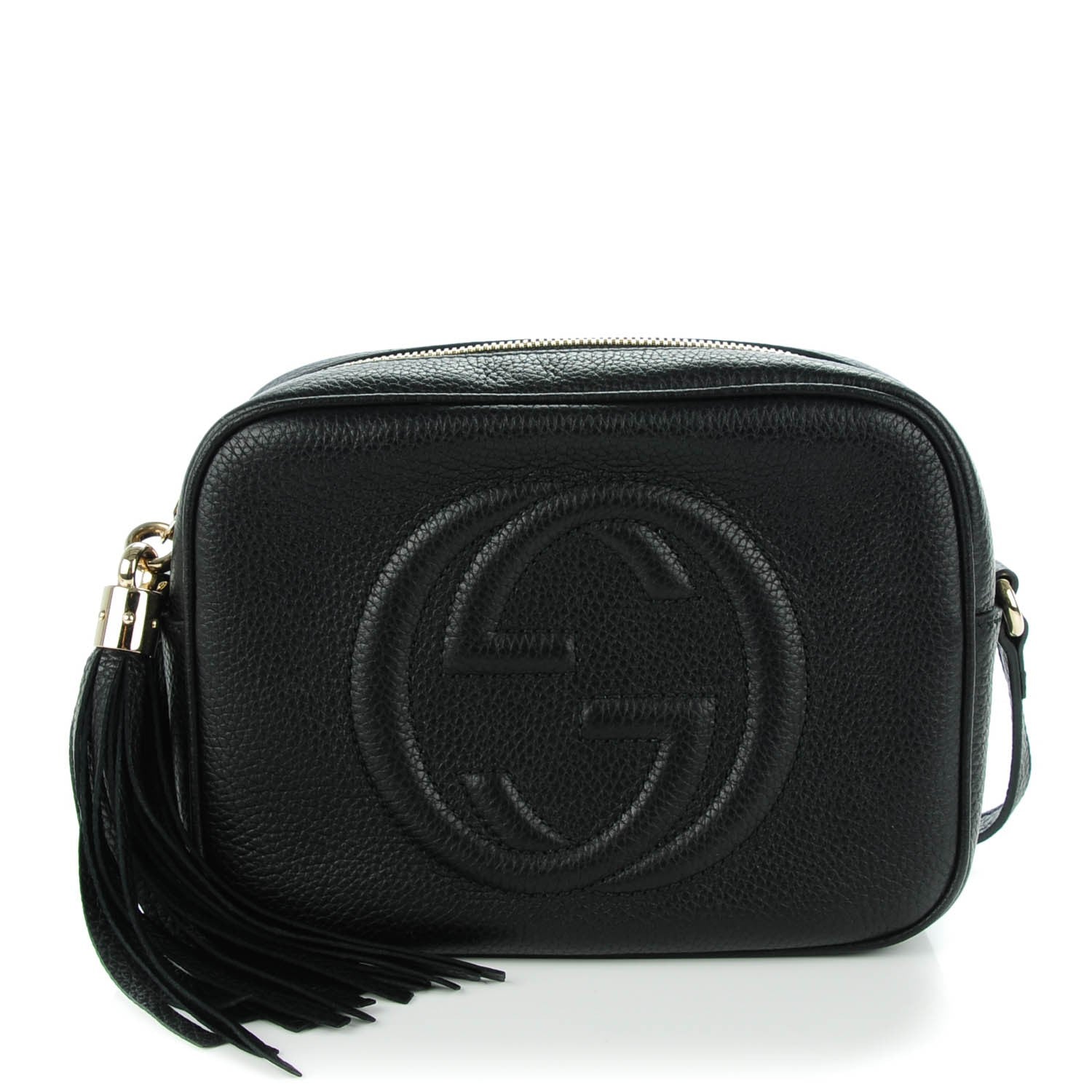 Gucci Pebbled Calfskin Small Soho Disco Bag Black 1 of 7
