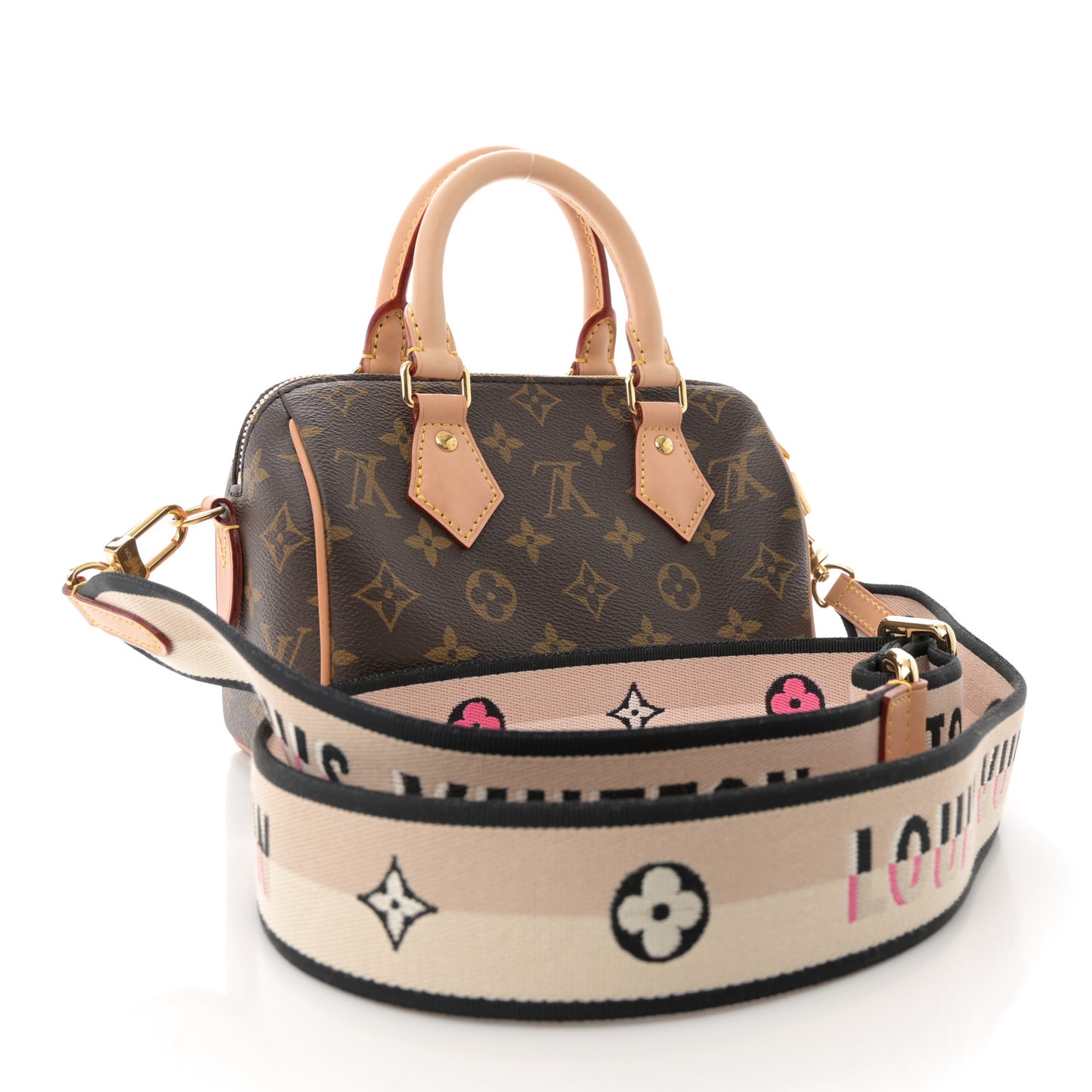 Monogram Speedy Bandouliere 20 Black