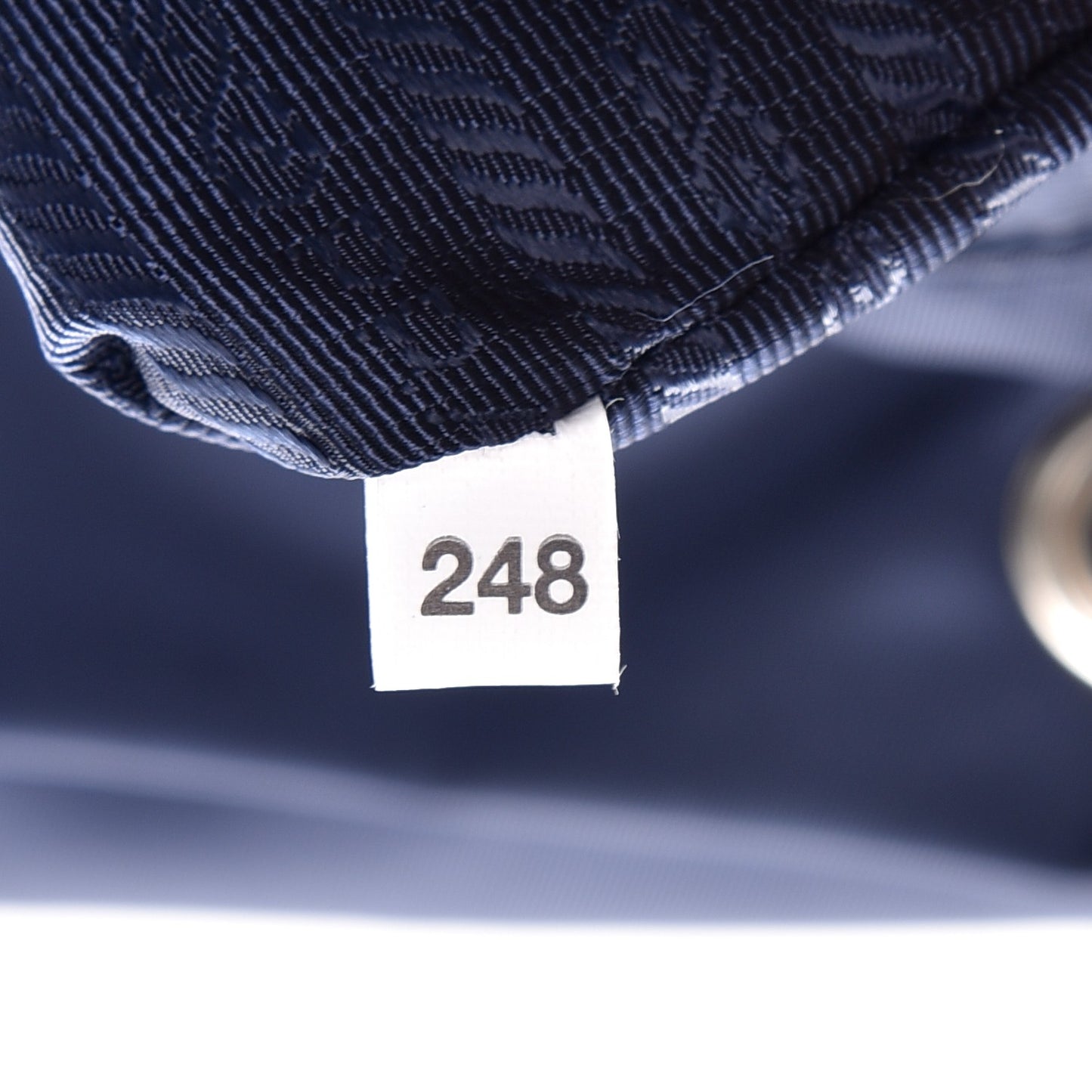 Nylon Vela Saffiano Medium Cinch Backpack Baltico