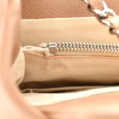 Chanel Caviar Medium Soft CC Top Handle Tote Dark Beige 9 of 18