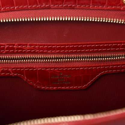 Louis Vuitton Crocodile Brea PM Rouge 8 of 9