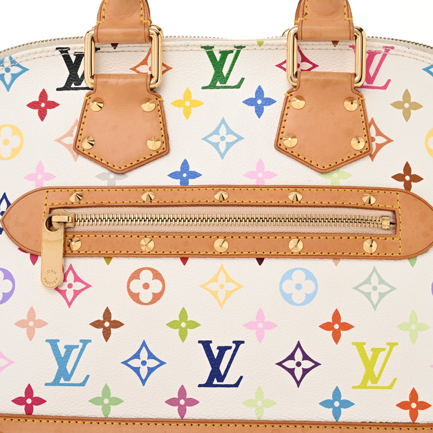 Louis Vuitton Monogram Multicolor Alma White 8 of 11