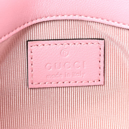 Gucci Lambskin Matelasse Mini GG Marmont Shoulder Bag Light Pink 5 of 9