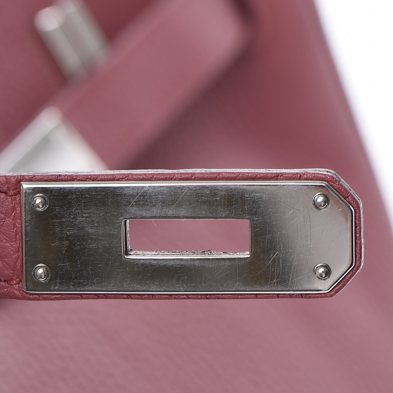 Hermes Taurillon Clemence Birkin 35 Bois de Rose 24 of 34