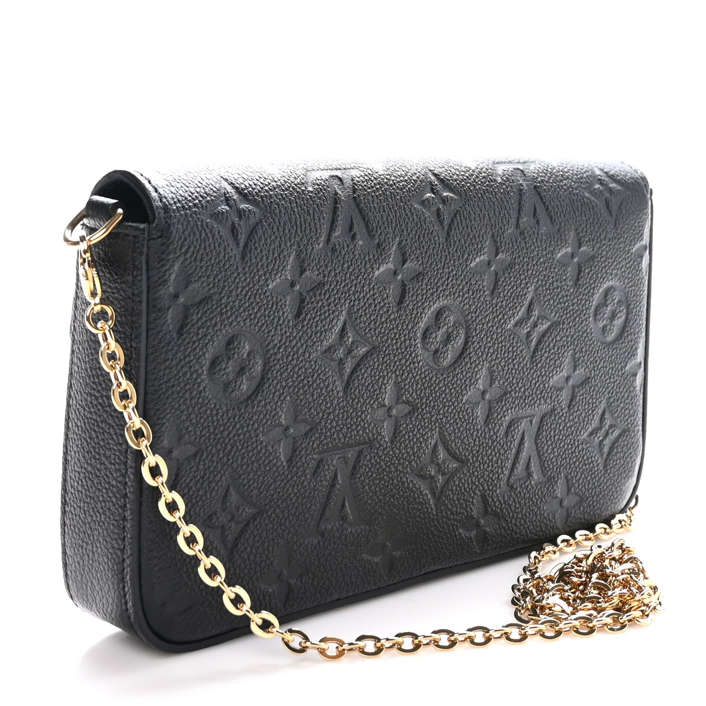 Empreinte Pochette Felicie Chain Wallet Black