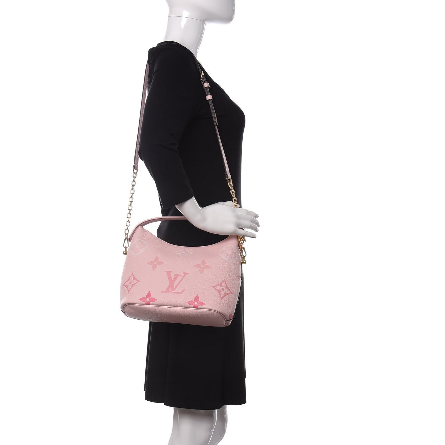 Empreinte Monogram Giant By The Pool Marshmallow Hobo PM Bouton De Rose