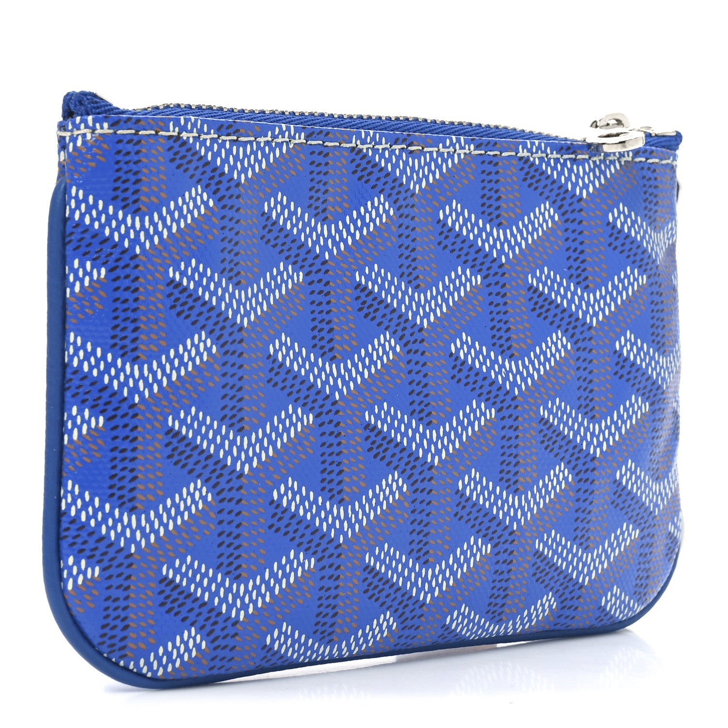Goyard Goyardine Nano Senat Key Pouch Blue 1770028 – FASHIONPHILE