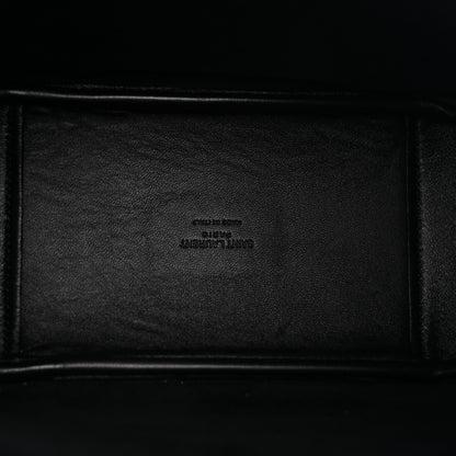 Saint Laurent Calf Hair Small Le 5 A 7 Soft Hobo Black 7 of 11