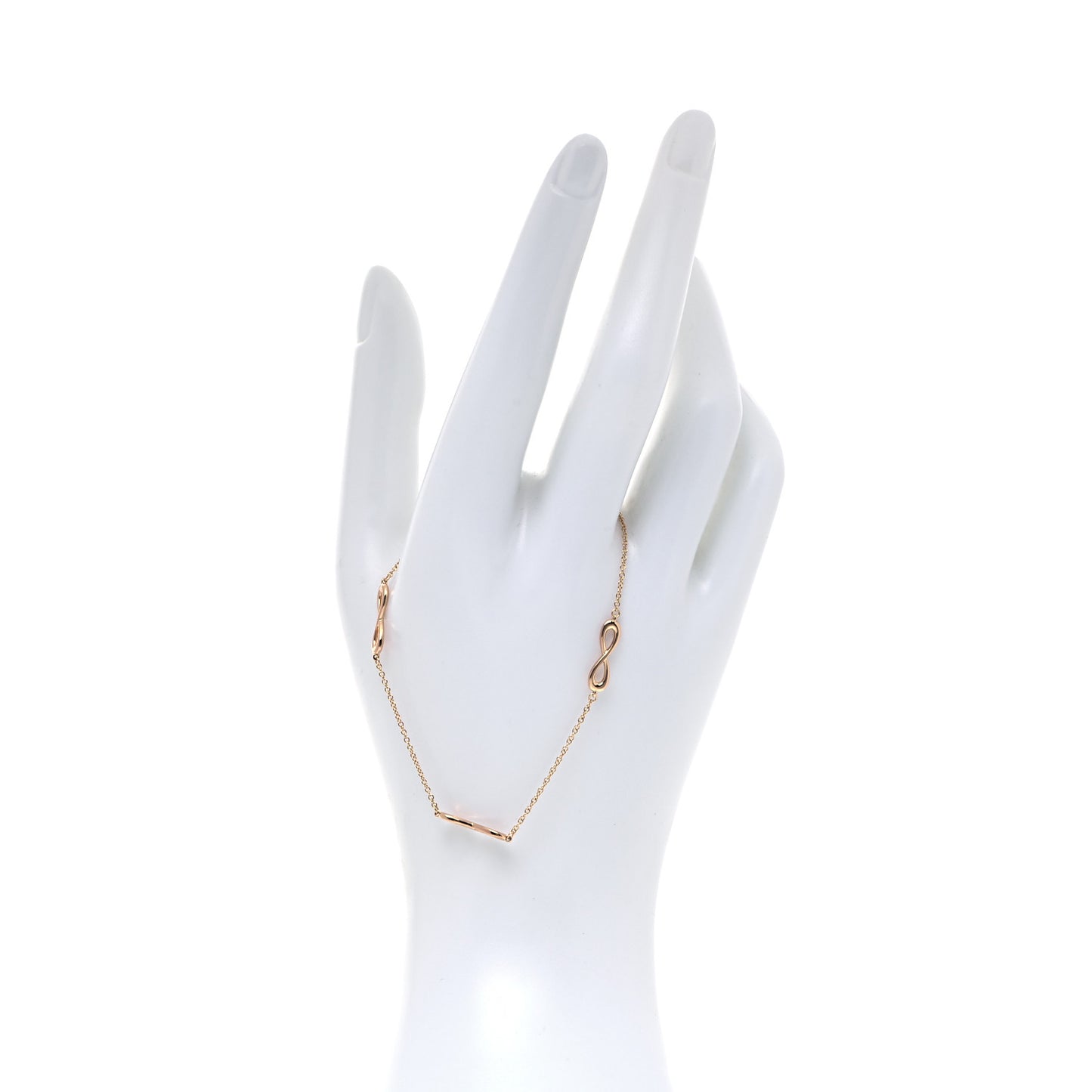 18K Rose Gold Infinity Endless Bracelet