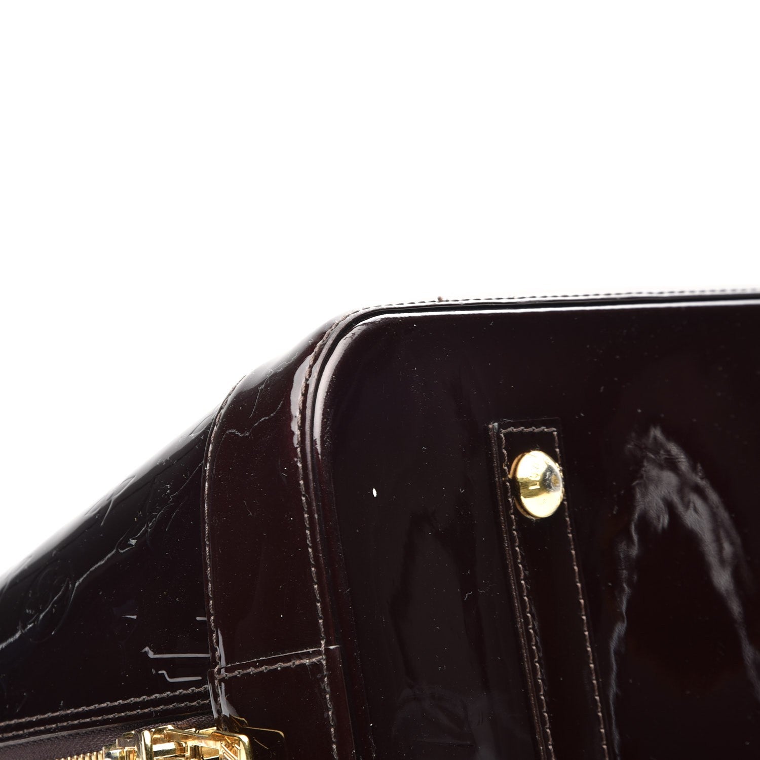 Louis Vuitton Vernis Alma GM Amarante 8 of 8
