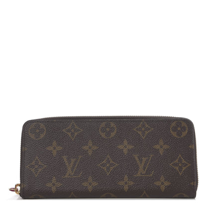Louis Vuitton Monogram Clemence Wallet Fuchsia 1 of 5