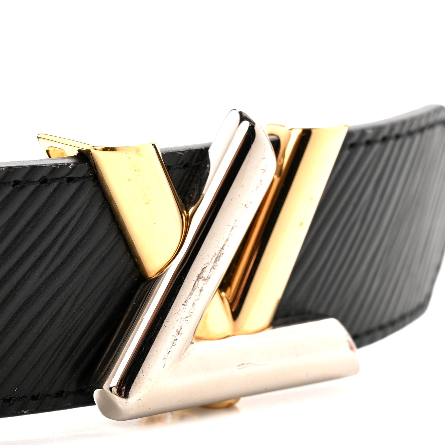 Louis Vuitton Epi 30mm LV Twist Belt 90 36 Black 6 of 9