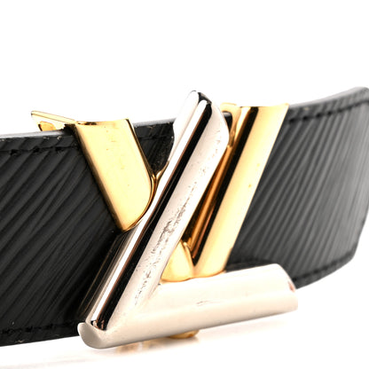 Louis Vuitton Epi 30mm LV Twist Belt 90 36 Black 6 of 9