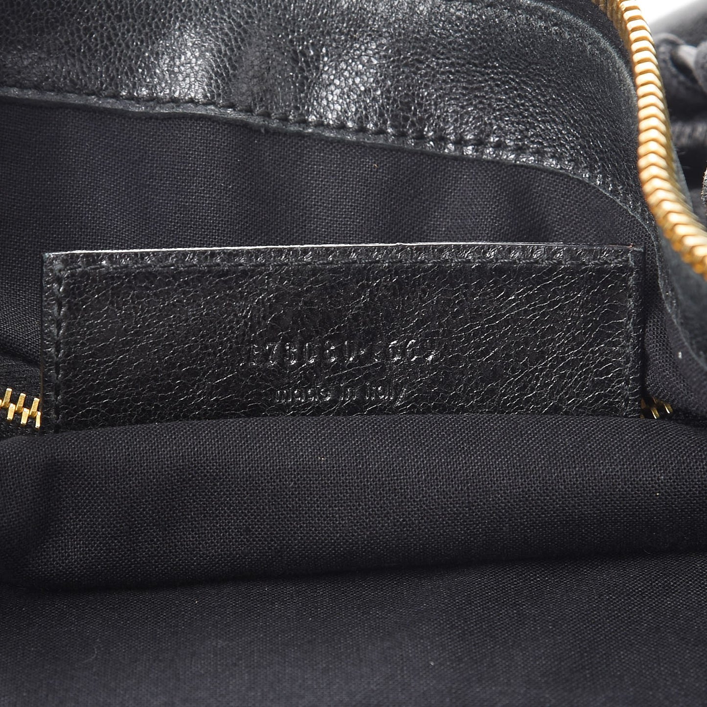 Agneau Giant 21 Gold Hardware Work Black