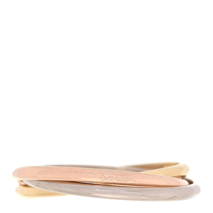 Cartier 18K Pink Yellow White Gold Extra Small Les Must De Cartier Trinity Ring 51 5.75 1 of 6