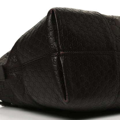 Gucci Guccissima Medium Bree Shoulder Bag Chocolate 9 of 16