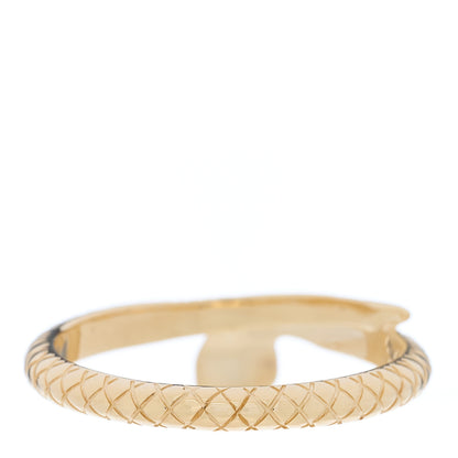 Foundrae 18K Yellow Gold Diamond Snake Wholeness Bookend Band Ring 59 8.75 3 of 4