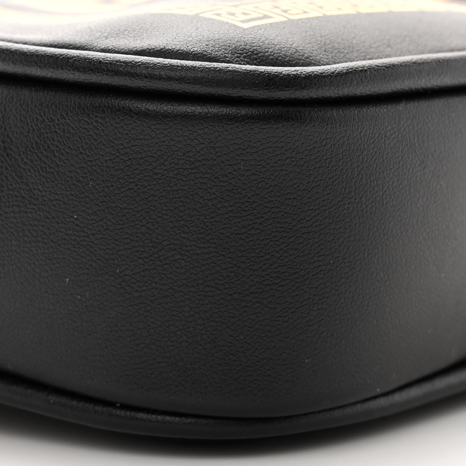 Fendi X VERSACE Vitello Cover Fendace Medusa Small Camera Case Black Gold 9 of 10