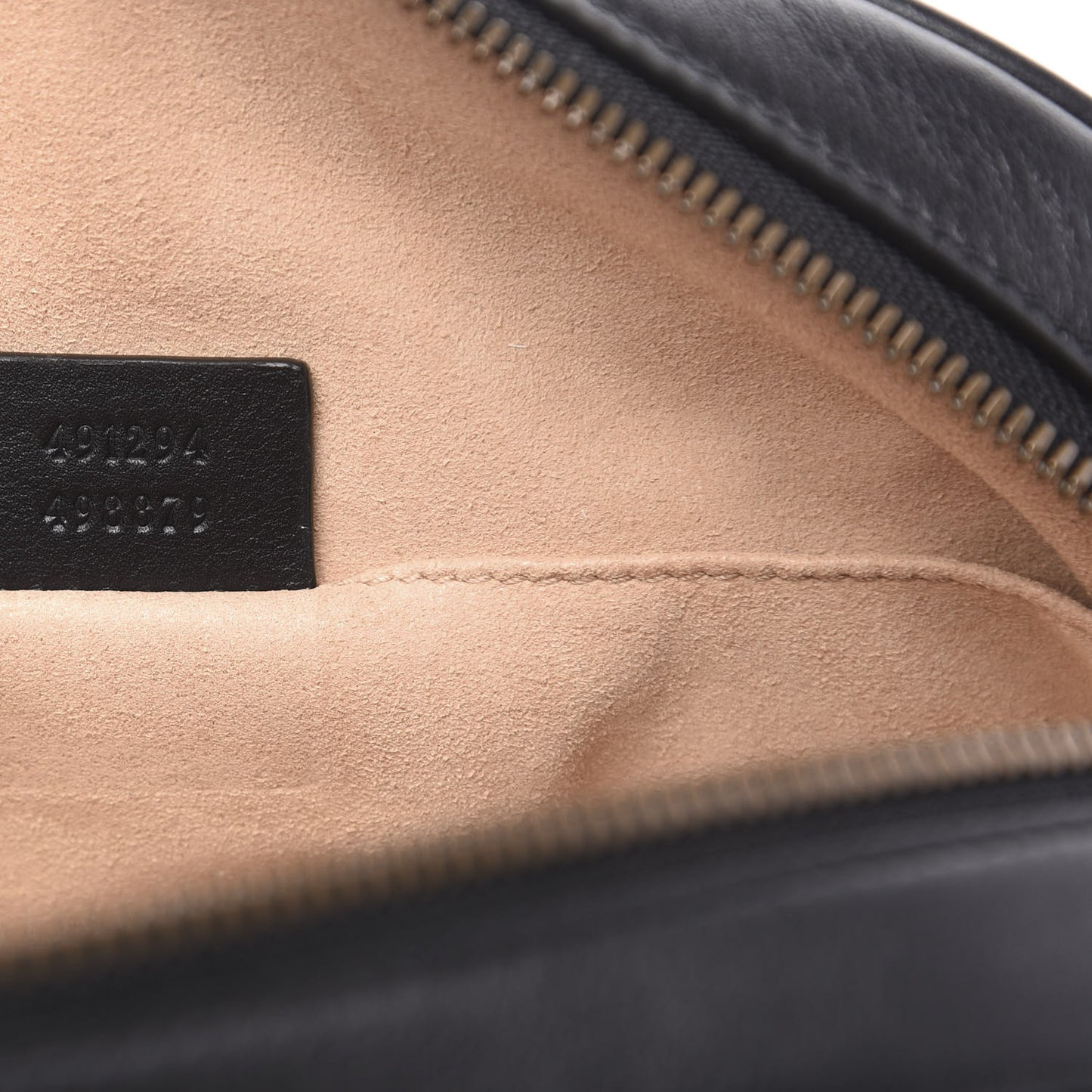 Calfskin Matelasse GG Marmont Belt Bag 75 30 Black