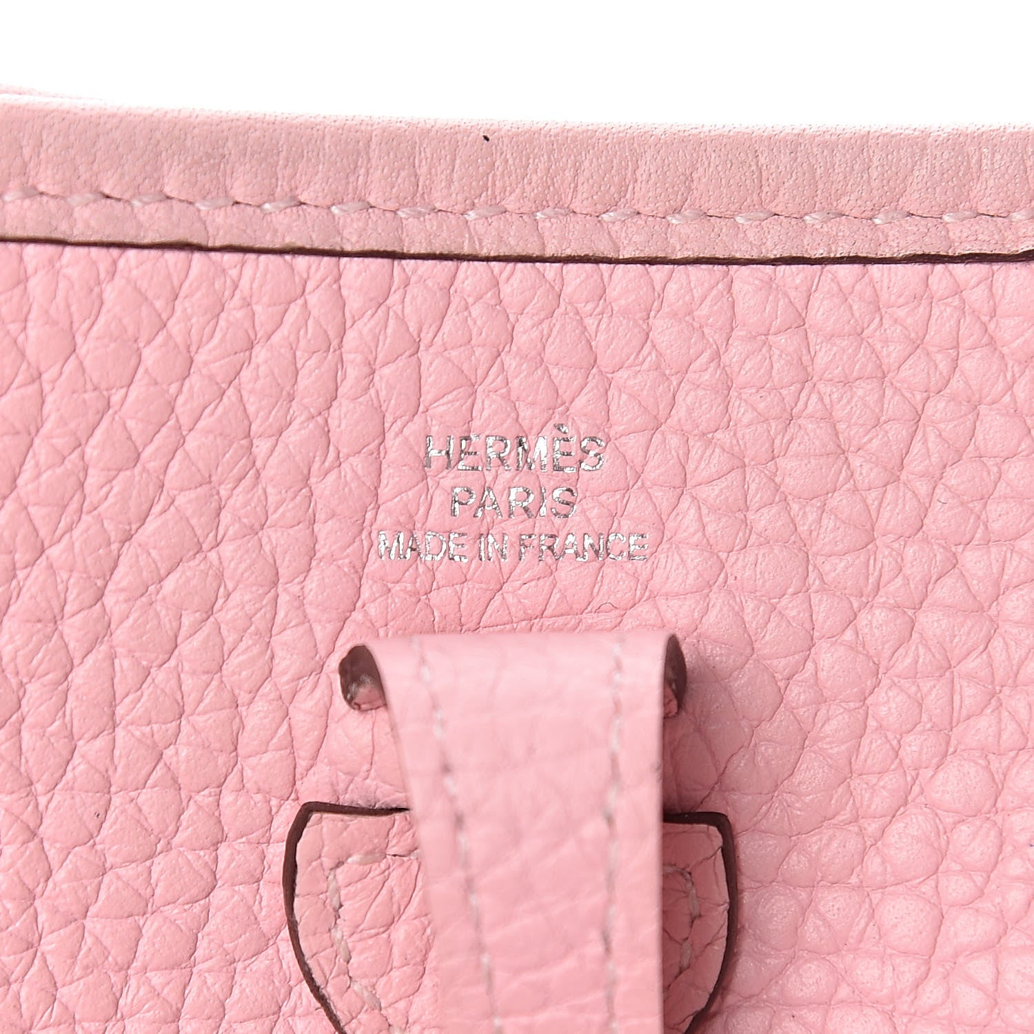 Hermes Taurillon Clemence Evelyne TPM Rose Sakura 6 of 12