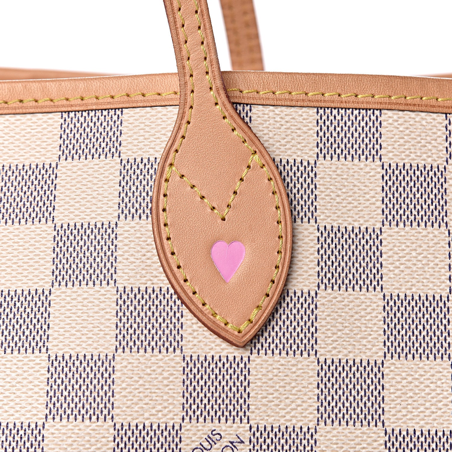 Louis Vuitton Damier Azur Neo Neverfull GM Rose Ballerine 10 of 14