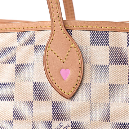 Louis Vuitton Damier Azur Neo Neverfull GM Rose Ballerine 10 of 14
