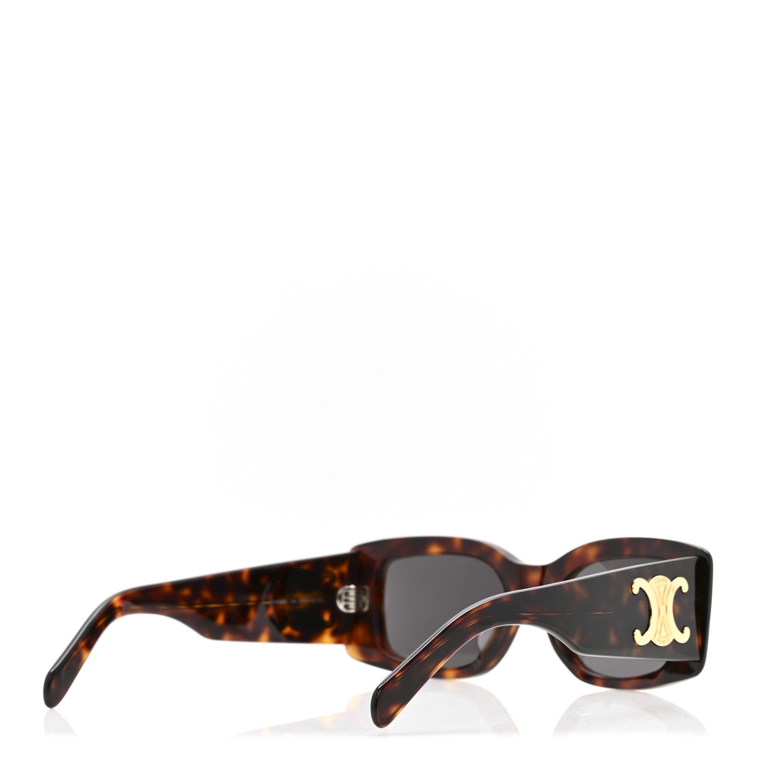 Celine Acetate Triomphe XL 01 Sunglasses CL40282U Tortoise 4 of 7
