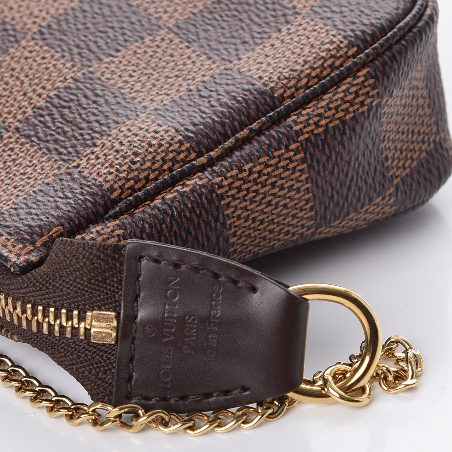 Louis Vuitton Damier Ebene Mini Pochette Accessories 6 of 7