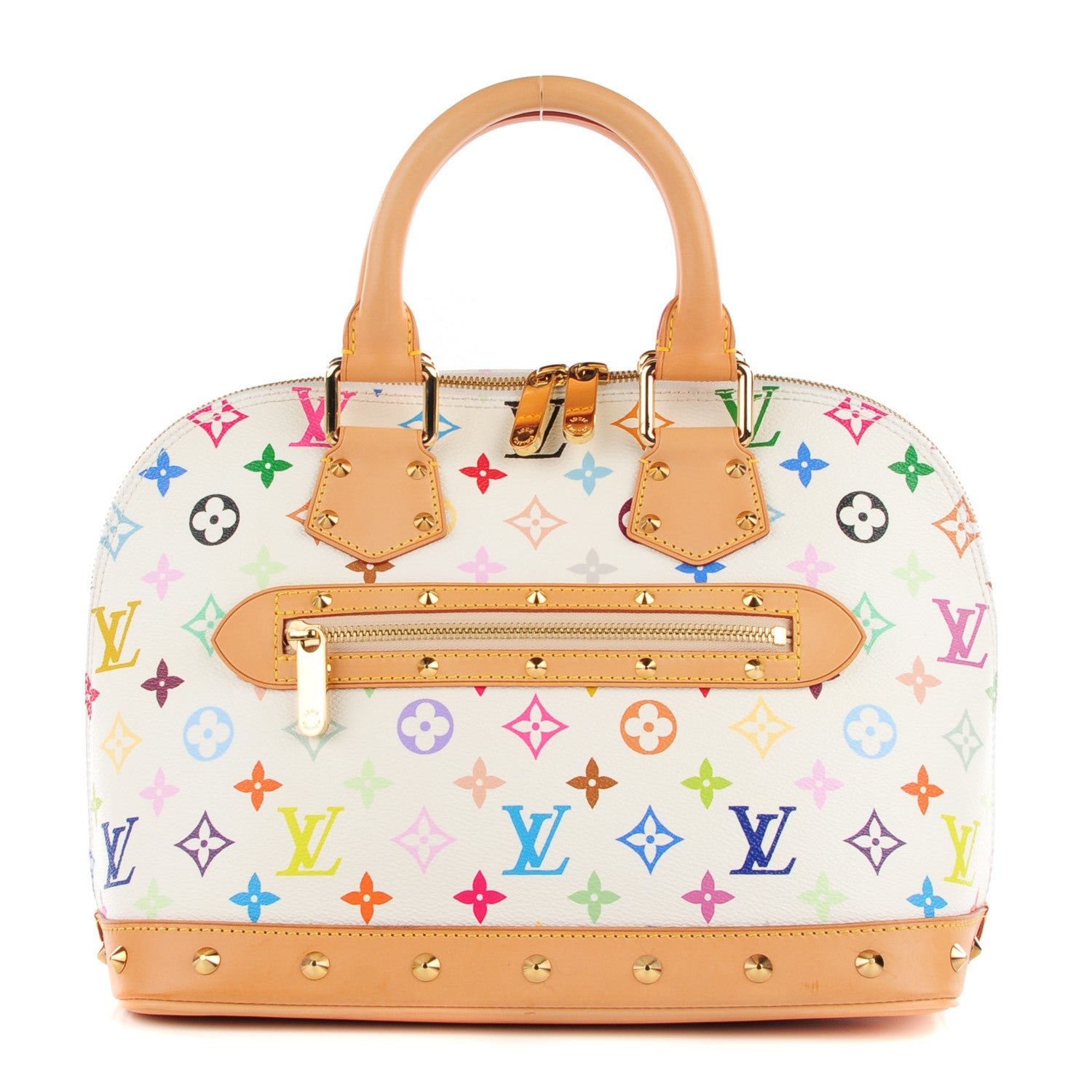 Louis Vuitton Monogram Multicolor Alma White 1 of 7