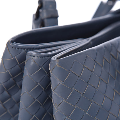 Bottega Veneta Nappa Intrecciato Medium Roma Tote Baltic Blue 18 of 23