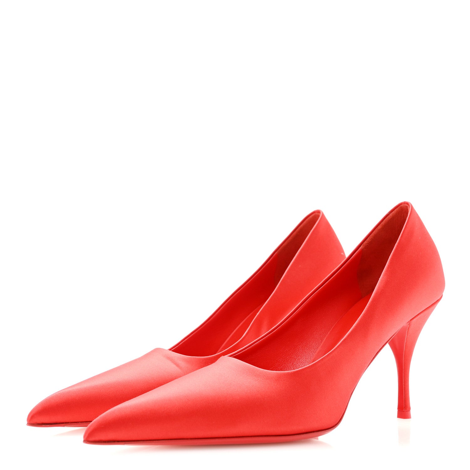 Prada Satin Pumps 41 Red 4 of 10