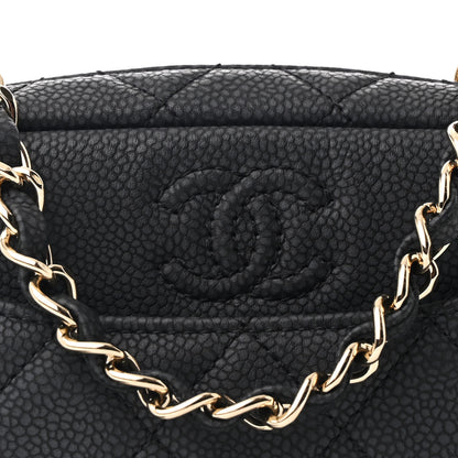 Chanel Iridescent Caviar Quilted Mini Coco Tassel Camera Case Black 8 of 10