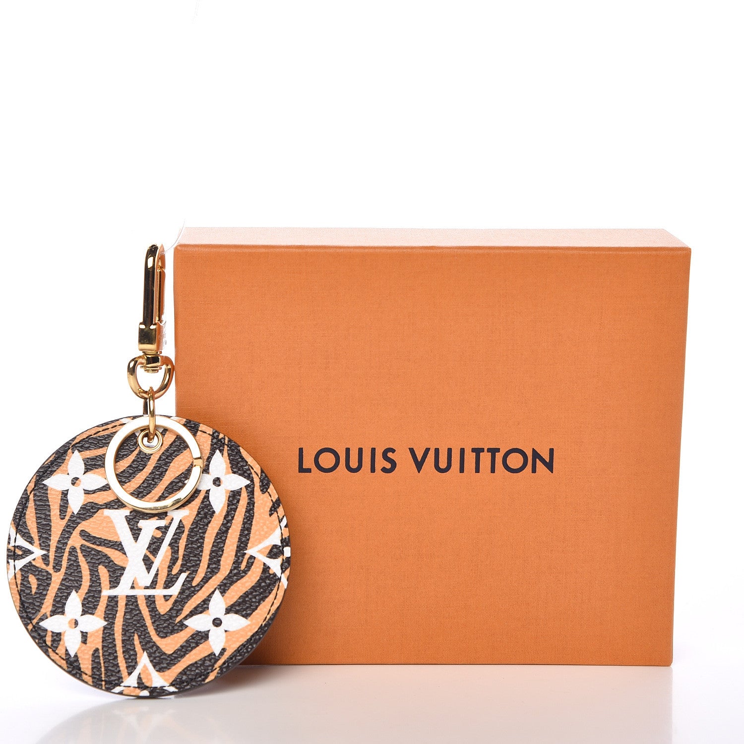 Louis Vuitton Monogram Giant Jungle Bag Charm Key Holder Black 4 of 4