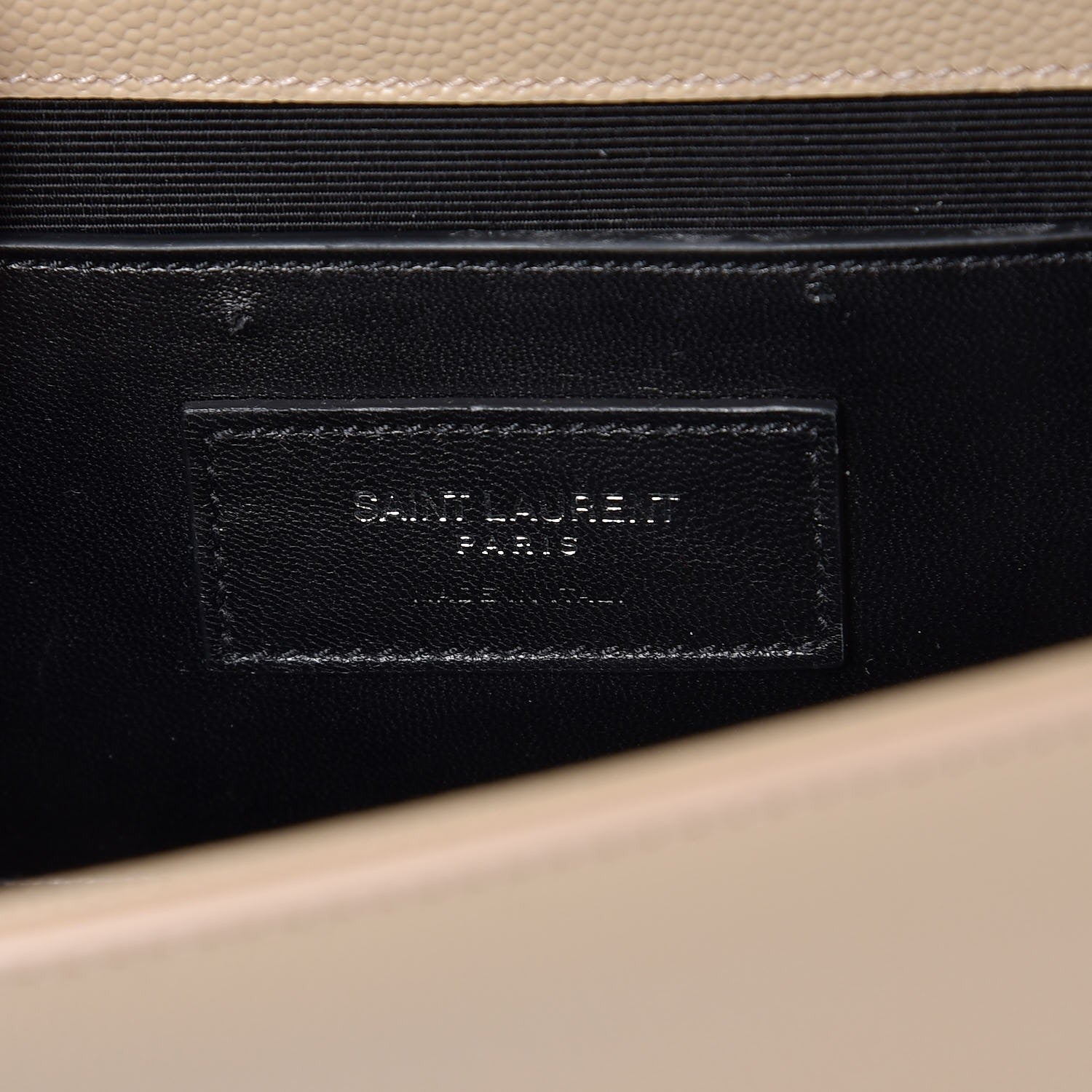 Saint Laurent Grain De Poudre Classic Kate Monogram Clutch Nude Powder 7 of 7