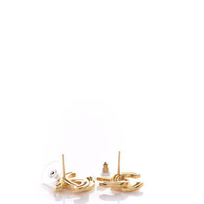 Chanel Metal Obazine CC Earrings Gold 3 of 5
