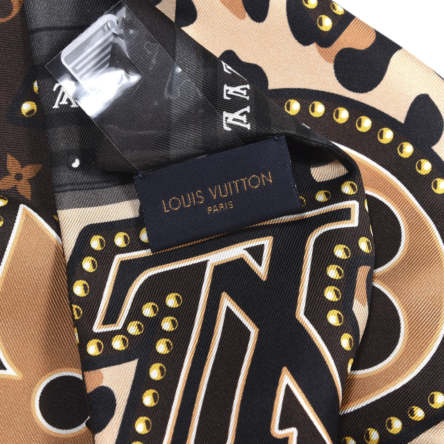 Silk Monogram LV World Bandeau Brown