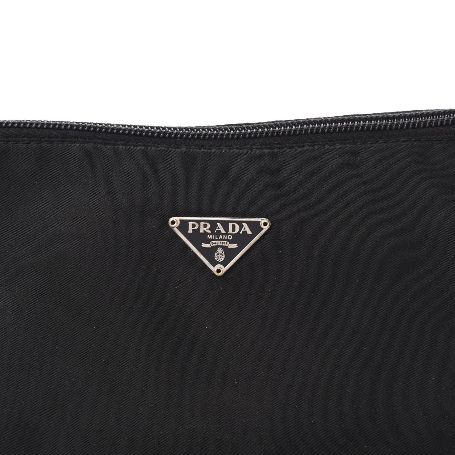 Tessuto Nylon Pochette Bag Black
