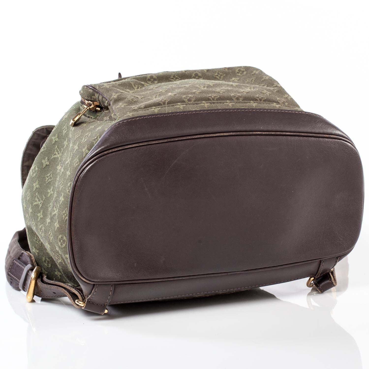 Louis Vuitton Mini Monogram Montsouris GM Backpack Kaki 5 of 10