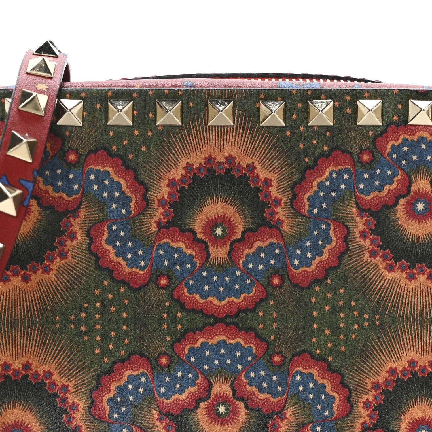 Valentino Garavani Vitello Enchanted Wonderland Rockstud Camera Crossbody Bag Multicolor 7 of 10
