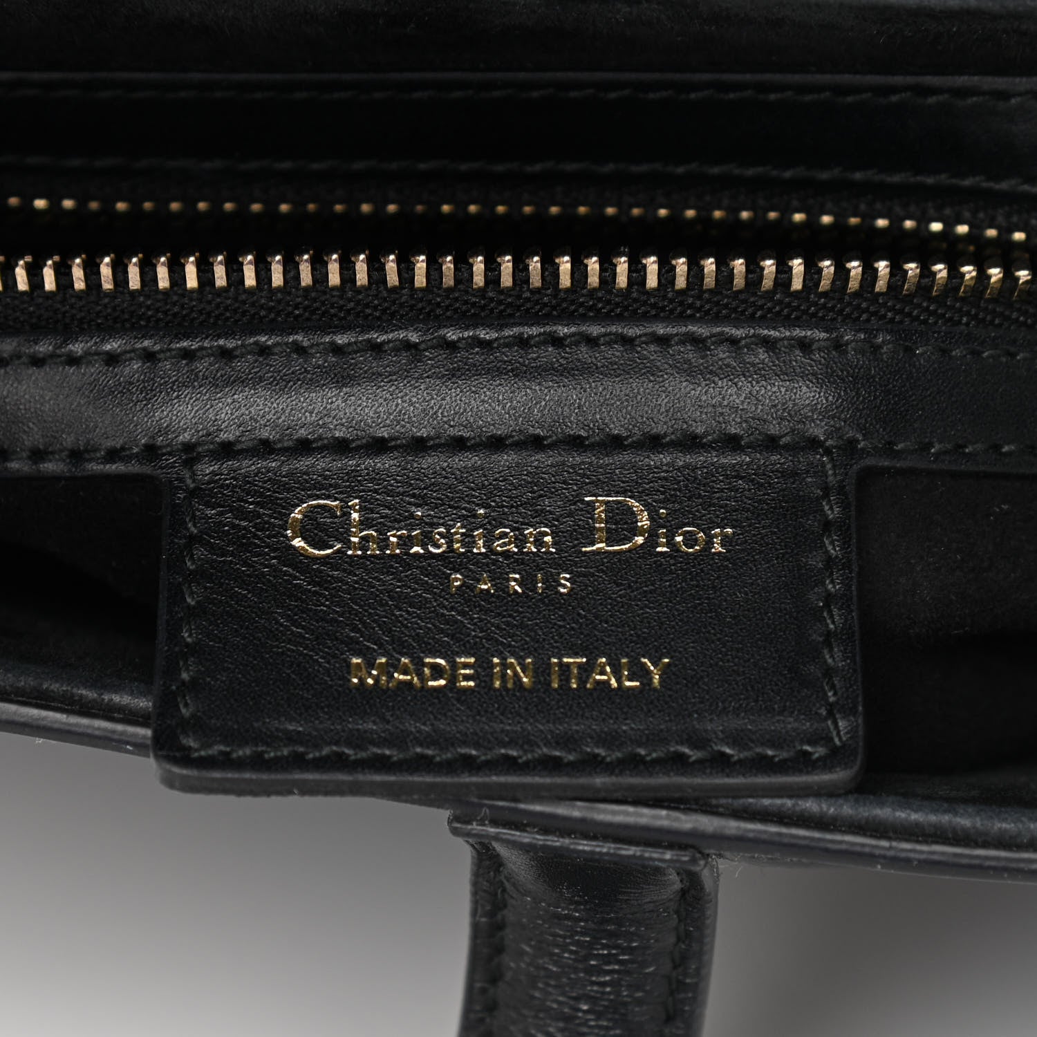 Christian Dior Calfskin Saddle Bag Black 5 of 9