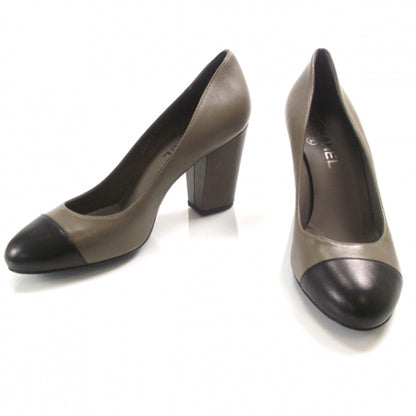 Chanel Leather Heels 38 1 of 8