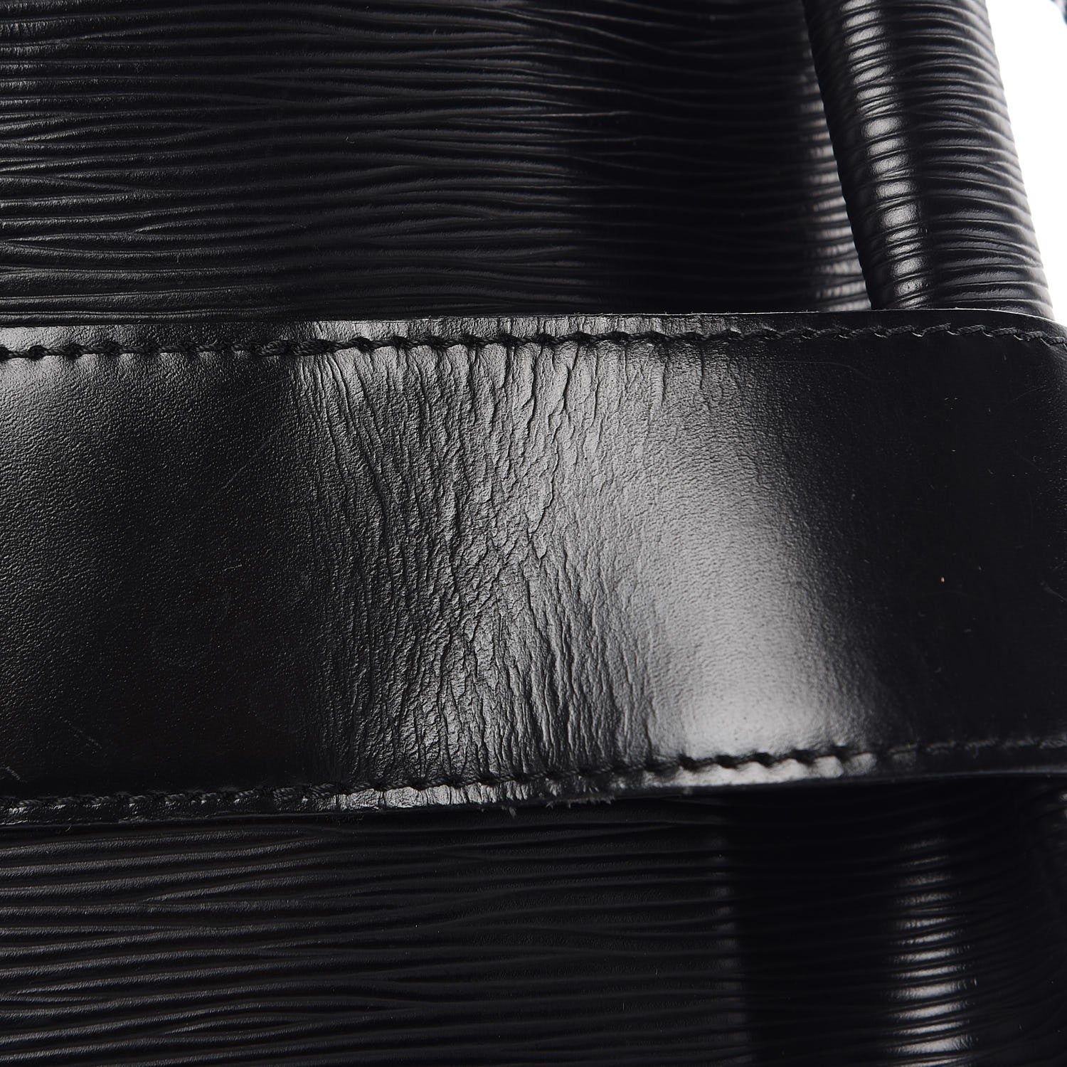 Louis Vuitton Epi Sac D'Epaule Black 7 of 11