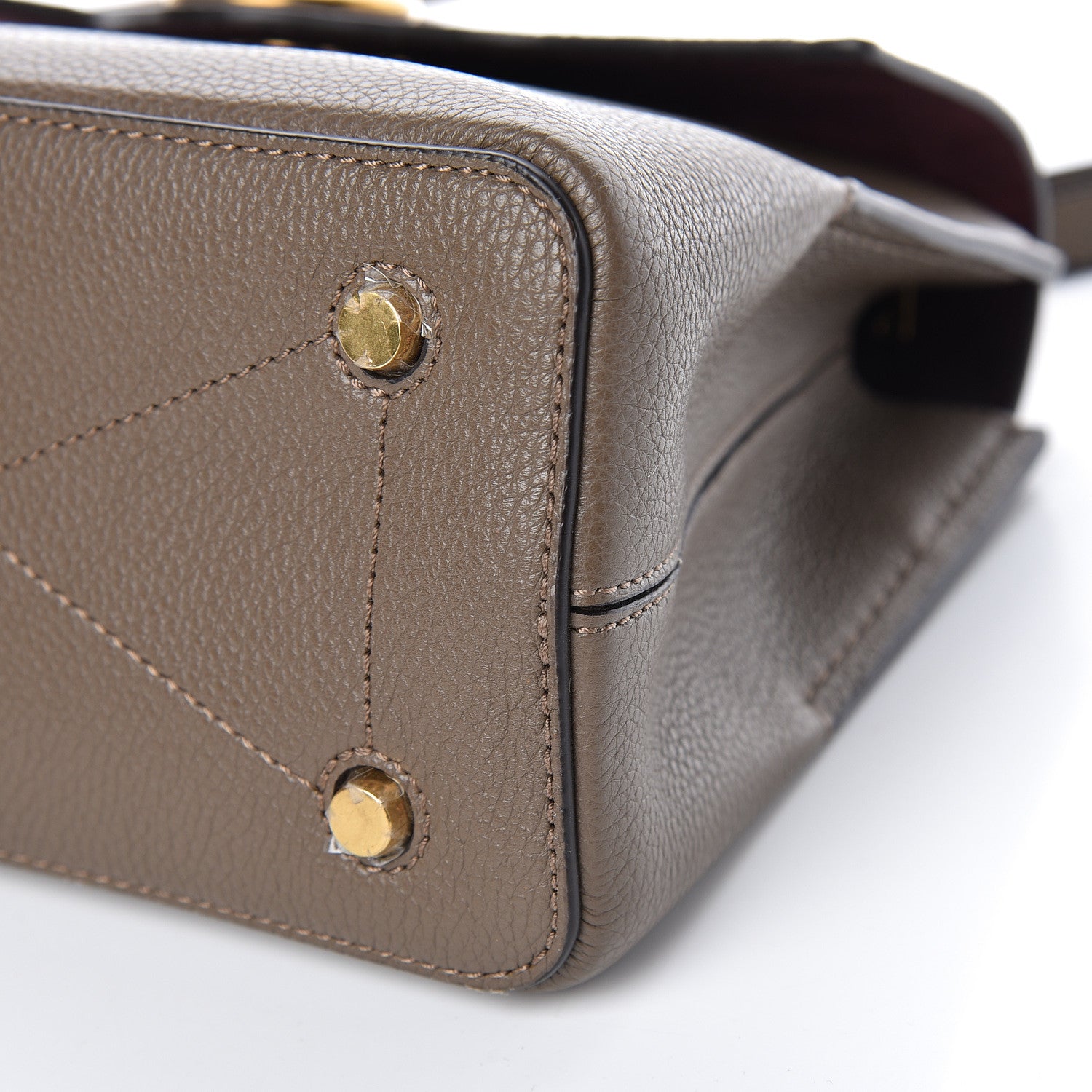 Mulberry Small Classic Grain Calfskin Mini Seaton Clay 9 of 11